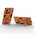 Case for Xiaomi Redmi Note 13 Pro 5G, Military kickstand, orange