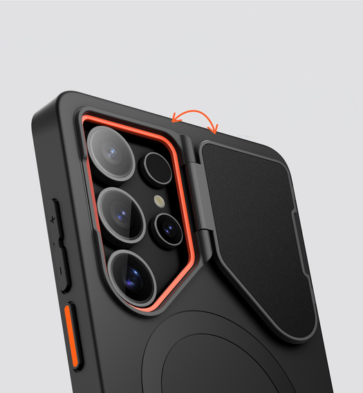Case for Samsung Galaxy S25 Ultra, Suritch Shockproof, for MagSafe, black