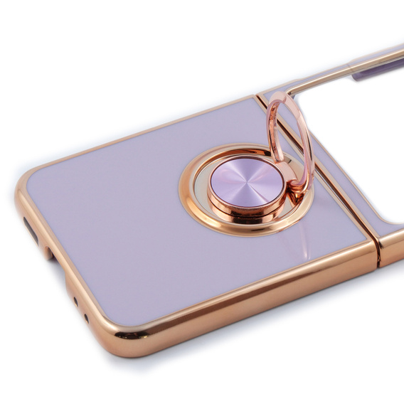 Case for Samsung Galaxy Z Flip 5 5G, Electro Ring, purple