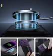 Armored case for iPhone 14 Pro Max, Dexnor CamProtect MagSafe, purple (Two frames)