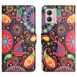 Flip case for Motorola Moto G53 5G / G23 / G13, Wallet, colorful jellyfish, black