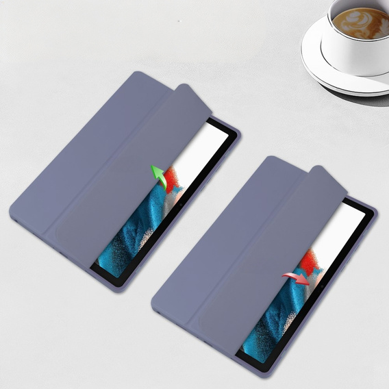 Case for Samsung Galaxy Tab A9+, Smartcase Hybrid, with stylus space, purple