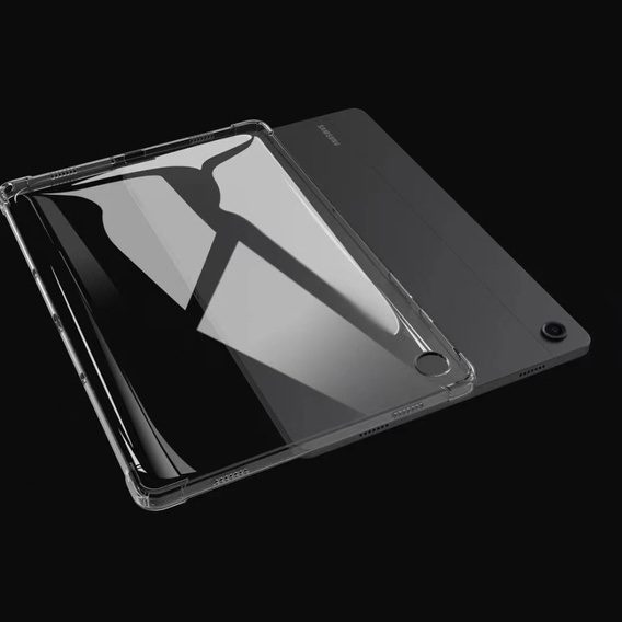 Case for Samsung Galaxy Tab A9+, Silicone, transparent