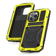 Case for iPhone 14 Pro, R-JUST, armoured, yellow