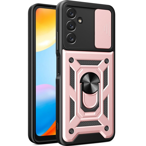 Case fordo Samsung Galaxy A14 4G/5G, CamShield Slide, pink