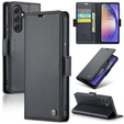 CASEME flip case for Samsung Galaxy A54 5G, Litchi Wallet, black