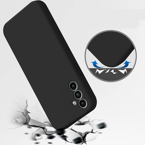 Case for Samsung Galaxy A04S / A13 5G, Silicone Lite, black