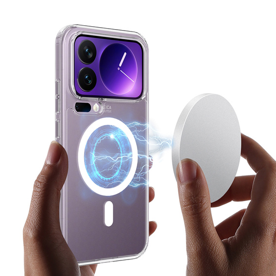 Fusion Hybrid MagSafe Case for Xiaomi 17 Pro Max, transparent