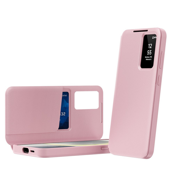 Smart View Wallet case for Samsung Galaxy S26, pink