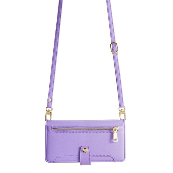 Flip case with zip pocket for Samsung Galaxy S25 FE