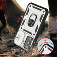 Case for Samsung Galaxy A54 5G, CamShield Slide, white / black