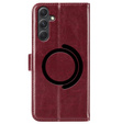 Flip case for Samsung Galaxy A54 5G, Wallet, do MagSafe, red