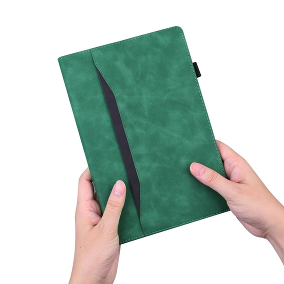 Case for Xiaomi Redmi Pad Pro / Xiaomi Poco Pad, Classic, with space for stylus, green