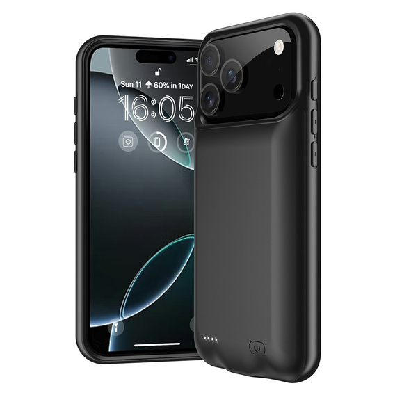 Case with 6000mAh battery for iPhone 17 Pro Max