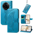 Flip case for Realme 14 Pro 5G, Butterfly, blue