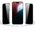 2x Tempered Privatization Glass for iPhone 16, ERBORD Anti-Spy