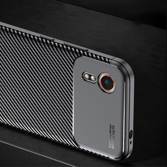 Case for Samsung Galaxy Xcover 7, Carbon Gel, black