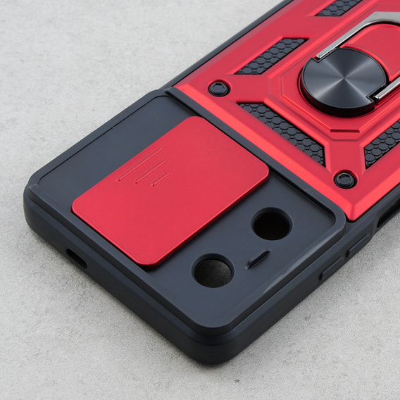 Case for Infinix Note 30 5G, CamShield Slide, red