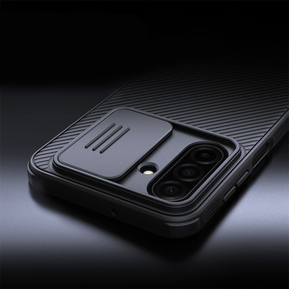 NILLKIN Camshield Pro case with camera cover for Samsung Galaxy A37 5G, black