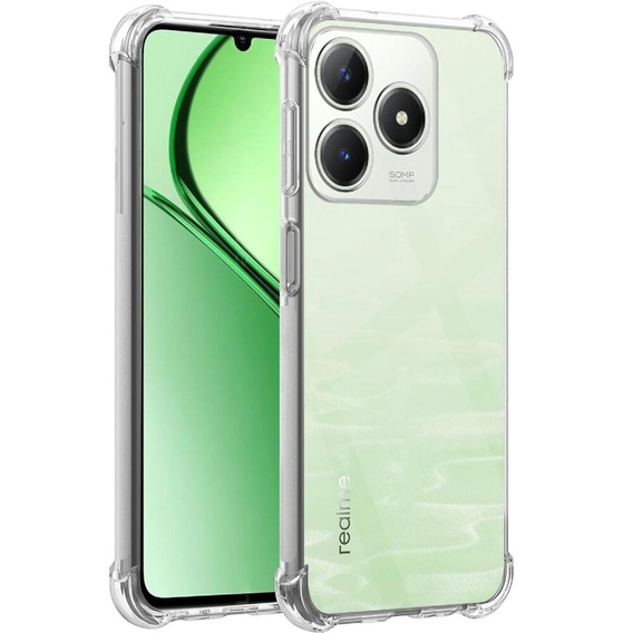 Case for Realme C63, Dropproof, transparent