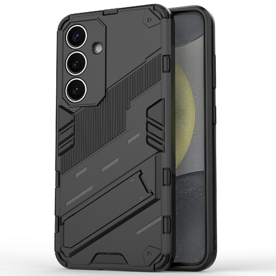 Case for Samsung Galaxy A36 5G, Military kickstand, black