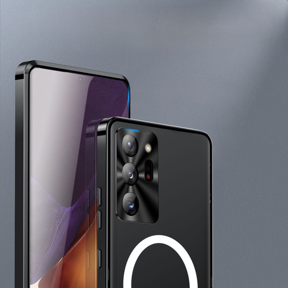 Camera Protection Case for Samsung Galaxy Note 20 Ultra, CamShield MagSafe, transparent / black