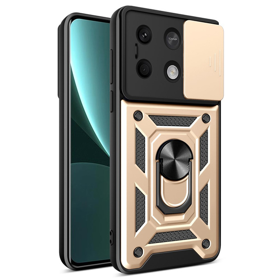 Case for Xiaomi Redmi Note 13 5G, CamShield Slide, gold