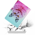 Case for Samsung Galaxy Tab A9 X110 / X115, pink cat
