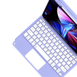 Case + keyboard iPad Air 10.9 4 2020 / 5 2022, Touchpad, purple