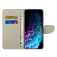 Flip case for Motorola Moto G73 5G, Wallet, Eiffel Tower, white