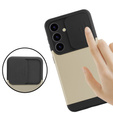 Case for Samsung Galaxy S24, ERBORD CamProtect Slide Camera, gold