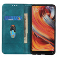 Case for Motorola Moto G24 / G24 Power / G04, Wallet Litchi Leather, blue
