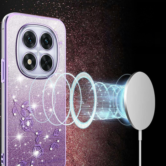 Glitter Flower case for Xiaomi Redmi Note 15 5G / Poco M8 5G