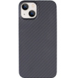 Case for iPhone 14, Aramid Fiber Cover, black