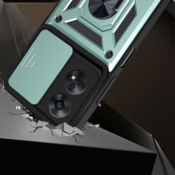 Case for Oppo Reno8 T, CamShield Slide, green