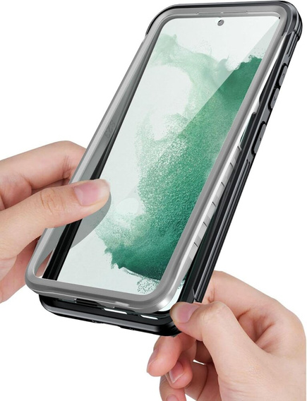 Case for Samsung Galaxy S23 FE, Shockproof, with screen film, for MagSafe, black