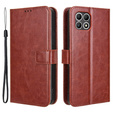 Flip case for T Phone 2 5G, Crazy Horse Wallet, brown