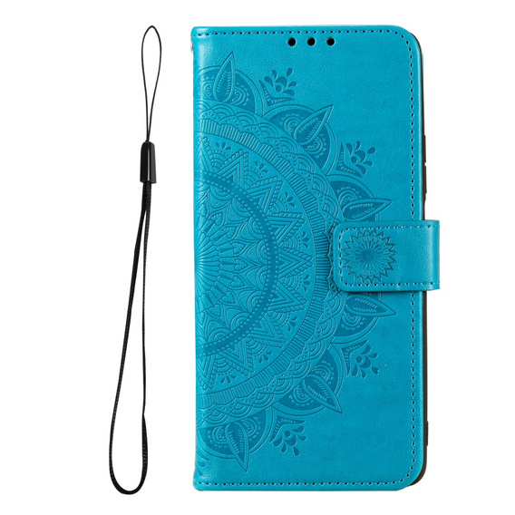 Flip case for Samsung Galaxy A53 5G, Mandala, blue