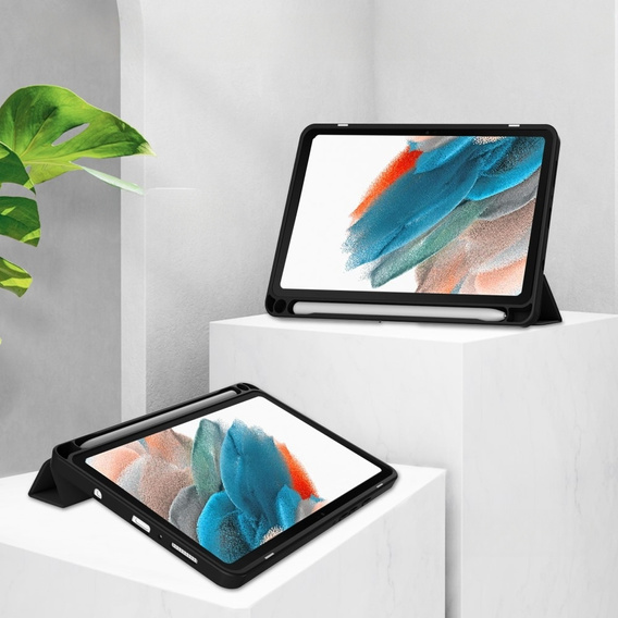 Case for Samsung Galaxy Tab A9, Smartcase Hybrid, with stylus space, black