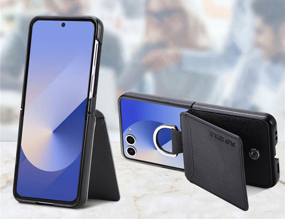 Case with card slot and ring for Samsung Galaxy Z Flip7