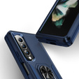 Armor Case for do Samsung Galaxy Z Fold 4 5G, Nox Case Ring, blue