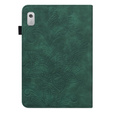 Flap case for Lenovo Tab M9, flower, green