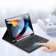 Case + keyboard iPad 10.2 2021/2020/2019, Dux Ducis Magnetic Keyboard, black