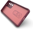 Case for Samsung Galaxy M55 5G, Gaming Shockproof, maroon