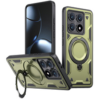 Case for Xiaomi 14T, Military MagSafe, green