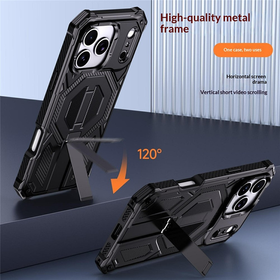 MagSafe-compatible protective case with stand for iPhone 17 Pro