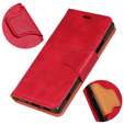 Flip case for Huawei P30 Pro, Split Leather Wallet, red