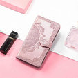 Flip case for Oppo Reno 11F 5G, Mandala, pink rose gold