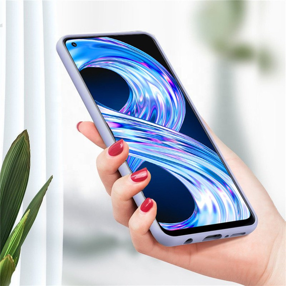 Case for Realme 8 / 8 Pro, Silicone Lite, lavender