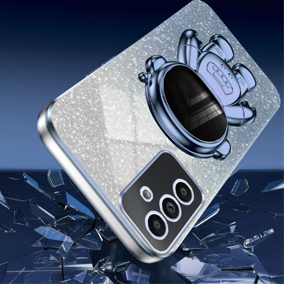 Case for Samsung Galaxy A15 4G / 5G, Glitter Astronaut, blue